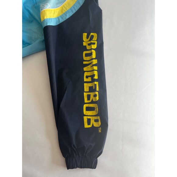 Nickelodeon Spongebob Kids Jacket 8/10 Blue Polyester Long Sleeve Zip-Up - Picture 5 of 13